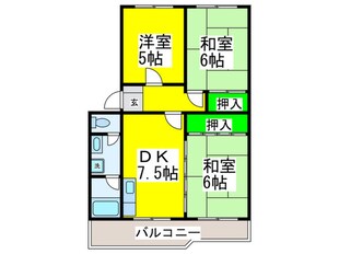 ビラ高石の物件間取画像